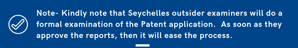 Patent application Seychelles