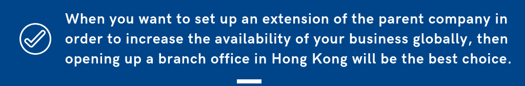 Open branch office HK