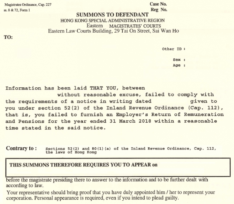 Employer’s Return in Hong Kong Guide startupr.hk startupr.hk